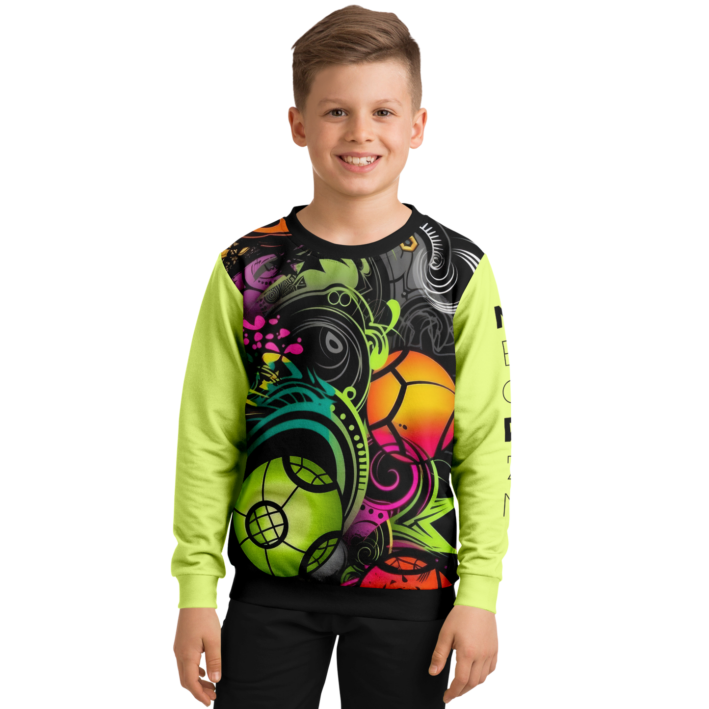 Athletic Kids/Youth Sweatshirt – AOP 001