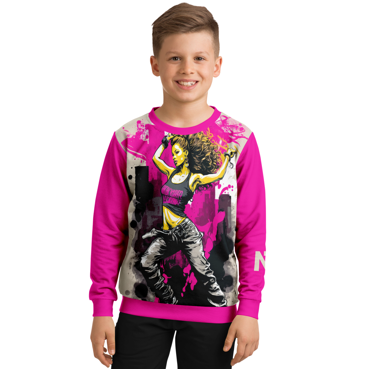 Athletic Kids/Youth Sweatshirt – AOP 003