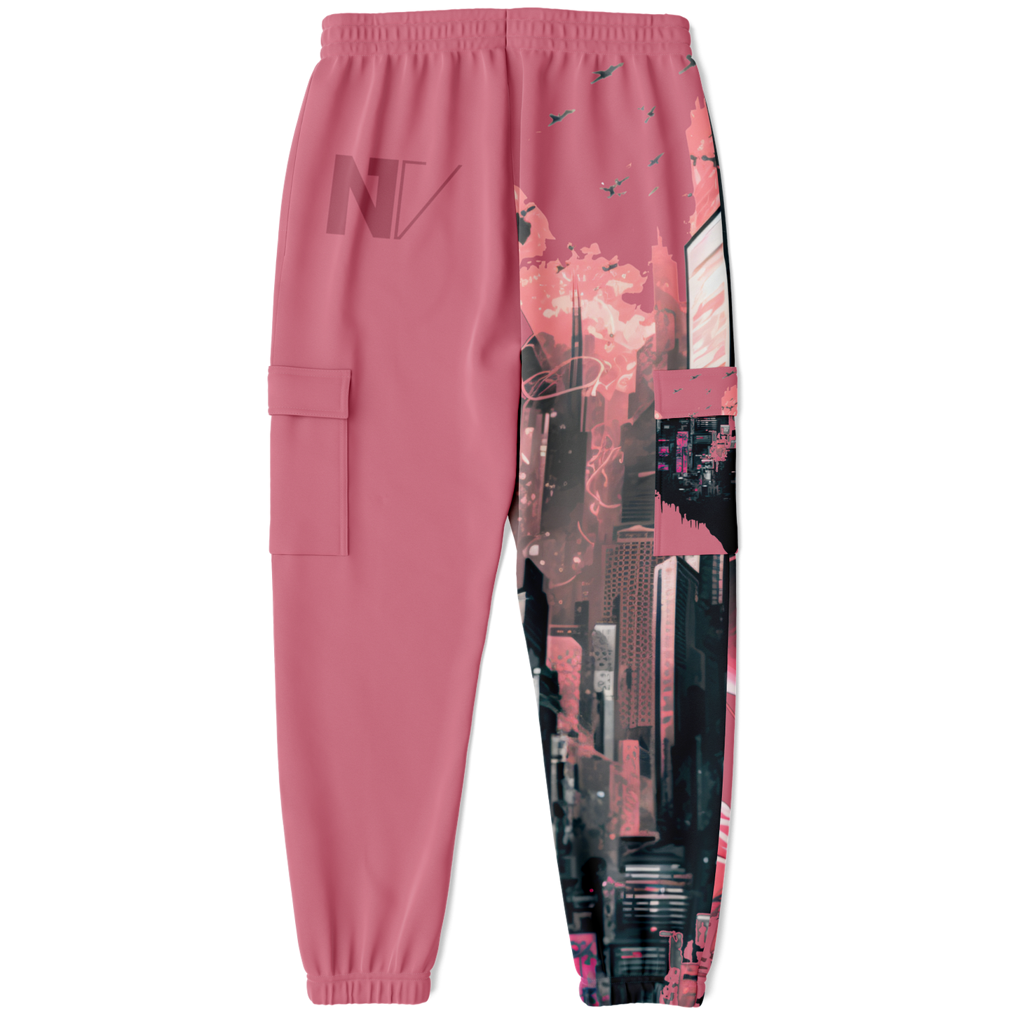 Athletic Cargo Sweatpants - AOP 006